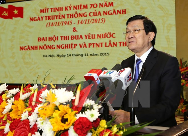 Conmemoran fundación del Ministerio de Agricultura y Desarrollo Rural ảnh 1 Conmemoran fundación del Ministerio de Agricultura y Desarrollo Rural ảnh 1