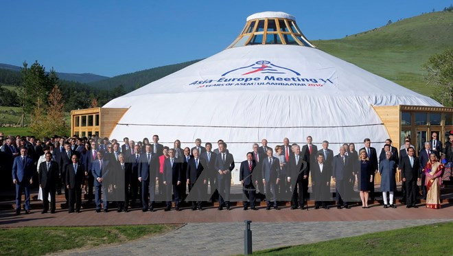 Concluye XI Cumbre Asia-Europa ASEM en Mongolia ảnh 1 Concluye XI Cumbre Asia-Europa ASEM en Mongolia ảnh 1
