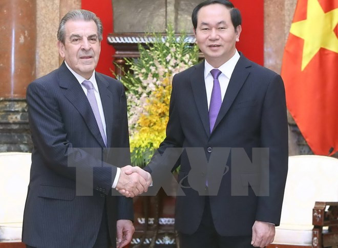 Expresidente de Chile Eduardo Frei Ruiz-Tagle visita Vietnam ảnh 1 Expresidente de Chile Eduardo Frei Ruiz-Tagle visita Vietnam ảnh 1