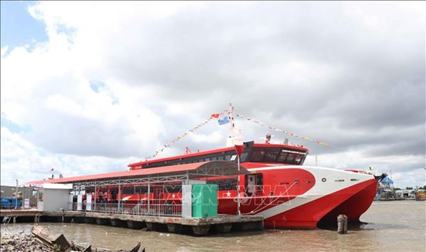 Inauguran primera ruta por mar en Ca Mau, provincia del extremo sur de Vietnam ảnh 1 Inauguran primera ruta por mar en Ca Mau, provincia del extremo sur de Vietnam ảnh 1