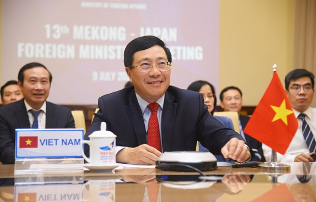 Países de Mekong y Japón refuerzan cooperación contra COVID- 19 ảnh 1 Países de Mekong y Japón refuerzan cooperación contra COVID- 19 ảnh 1