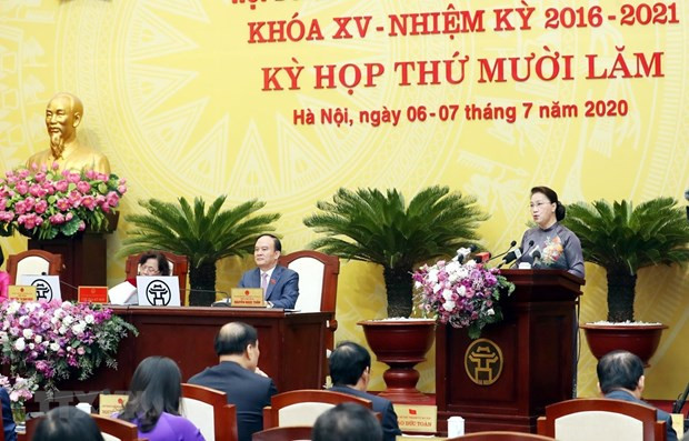 Presidenta del Parlamento vietnamita insta a estimular recuperación económica de Hanoi ảnh 1 Presidenta del Parlamento vietnamita insta a estimular recuperación económica de Hanoi ảnh 1