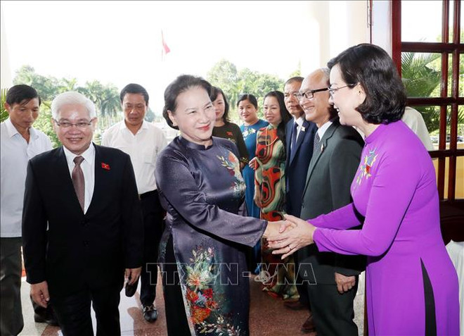 Elogia presidenta del Parlamento vietnamita esfuerzos de Binh Phuoc para impulsar crecimiento económico ảnh 1 Elogia presidenta del Parlamento vietnamita esfuerzos de Binh Phuoc para impulsar crecimiento económico ảnh 1
