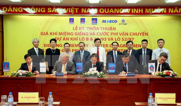 Firman acuerdos sobre precios de gas extraído de Lote B-O Mon en Vietnam ảnh 1