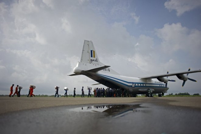 Avión militar de Myanmar desaparecido en vuelo de entrenamiento ảnh 1 Avión militar de Myanmar desaparecido en vuelo de entrenamiento ảnh 1