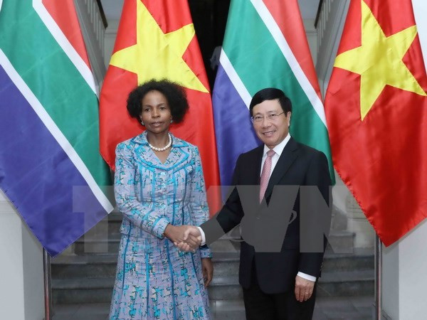 Vietnam y Sudáfrica buscan estrechar lazos multifacéticos ảnh 1 Vietnam y Sudáfrica buscan estrechar lazos multifacéticos ảnh 1