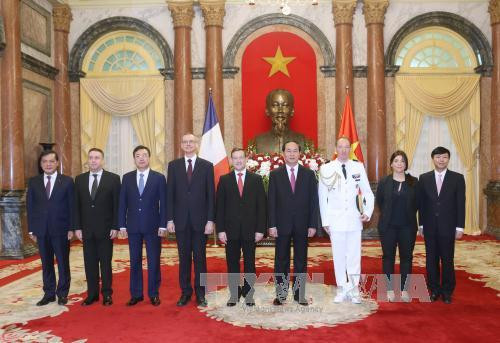 Presidente de Vietnam recibe a nuevos embajadores ảnh 1 Presidente de Vietnam recibe a nuevos embajadores ảnh 1