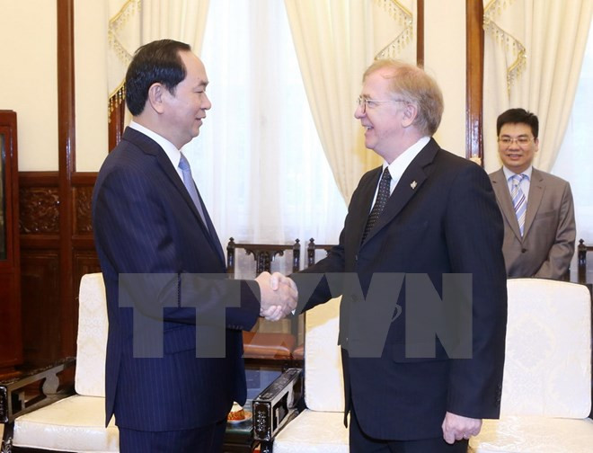 Recibe presidente de Vietnam a embajador canadiense ảnh 1 Recibe presidente de Vietnam a embajador canadiense ảnh 1