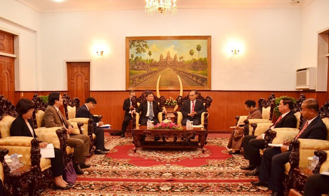 Fomentan Vietnam y Camboya lazos partidistas ảnh 1 Fomentan Vietnam y Camboya lazos partidistas ảnh 1