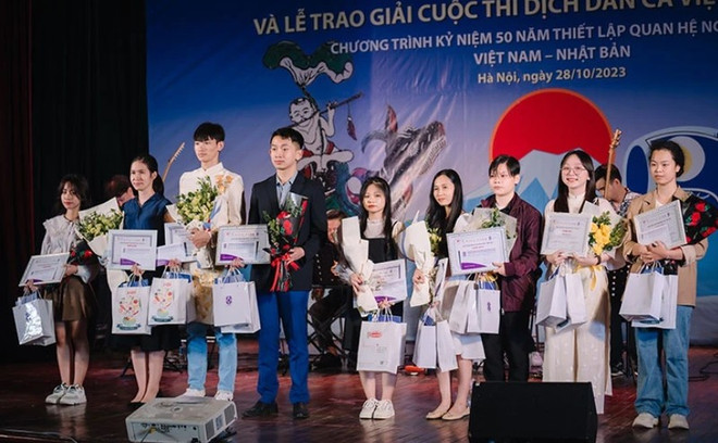 Entregan premios del concurso de traducción de canciones de Vietnam y Japón ảnh 1
