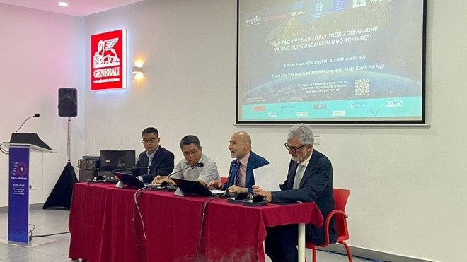 Amplían cooperación Vietnam-Italia en aplicación del radar de apertura sintética ảnh 1 Amplían cooperación Vietnam-Italia en aplicación del radar de apertura sintética ảnh 1