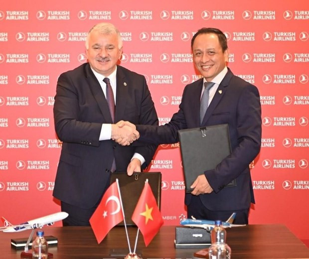 Vietnam Airlines firma acuerdo de cooperación con Turkish Airlines ảnh 1 Vietnam Airlines firma acuerdo de cooperación con Turkish Airlines ảnh 1