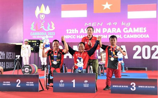 Vietnam ocupa segundo lugar en medallero de Juegos Paralímpicos regionales ảnh 2 Vietnam ocupa segundo lugar en medallero de Juegos Paralímpicos regionales ảnh 2