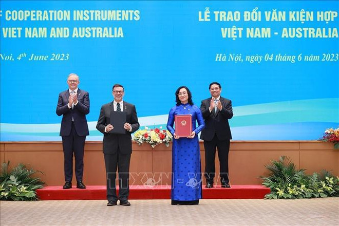 Premier australiano concluye su visita oficial a Vietnam ảnh 3 Premier australiano concluye su visita oficial a Vietnam ảnh 3