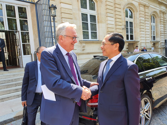 Vietnam concede al desarrollo de nexos de cooperación con Francia, afirma canciller ảnh 1 Vietnam concede al desarrollo de nexos de cooperación con Francia, afirma canciller ảnh 1