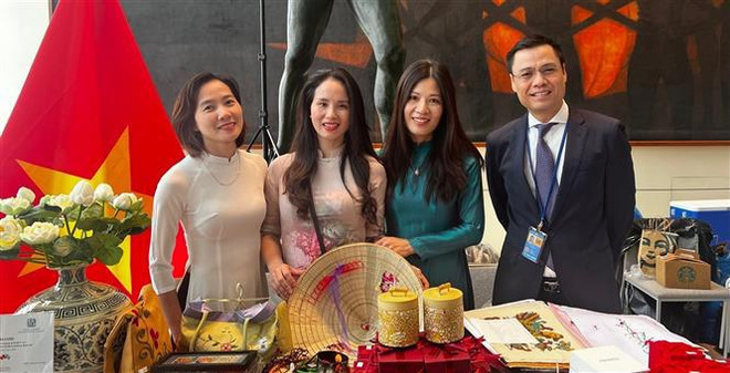 Vietnam deja impronta en Feria de Cultura y Gastronomía de la ONU 2023 ảnh 1 Vietnam deja impronta en Feria de Cultura y Gastronomía de la ONU 2023 ảnh 1