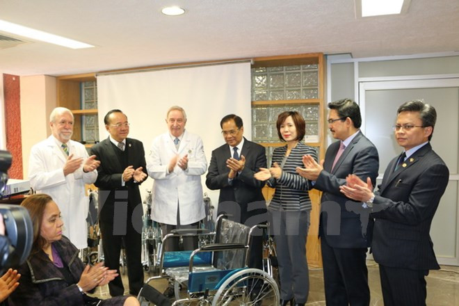 Dona ASEAN sillas de rueda al Hospital Infantil de México “Federico Gómez” ảnh 1 Dona ASEAN sillas de rueda al Hospital Infantil de México “Federico Gómez” ảnh 1