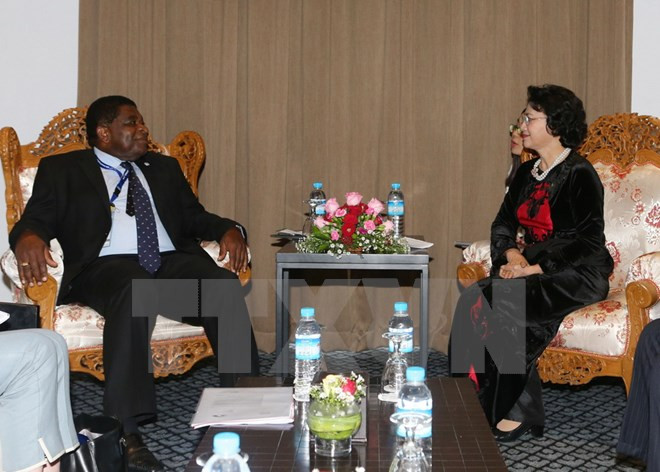 Presidenta de Parlamento de Vietnam recibe a secretario general de UIP ảnh 1 Presidenta de Parlamento de Vietnam recibe a secretario general de UIP ảnh 1