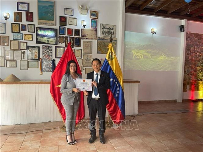 Presentan sabor típico de helado vietnamita a venezolanos ảnh 1 Presentan sabor típico de helado vietnamita a venezolanos ảnh 1