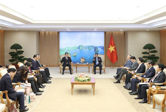 Premier vietnamita recibe al presidente del Consejo Administrativo de JBIC ảnh 2 Premier vietnamita recibe al presidente del Consejo Administrativo de JBIC ảnh 2