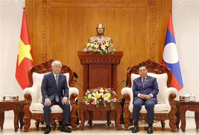 Promueven nexos de amistad, solidaridad especial y cooperación integral entre Vietnam y Laos ảnh 1 Promueven nexos de amistad, solidaridad especial y cooperación integral entre Vietnam y Laos ảnh 1