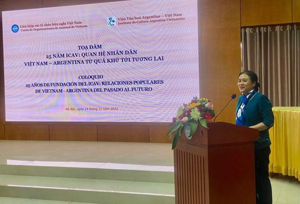 Diplomacia popular favorece desarrollo de las relaciones Vietnam - Argentina ảnh 2 Diplomacia popular favorece desarrollo de las relaciones Vietnam - Argentina ảnh 2