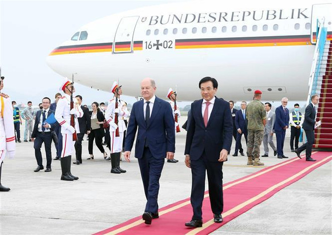 Canciller alemán inicia visita oficial a Vietnam ảnh 1 Canciller alemán inicia visita oficial a Vietnam ảnh 1