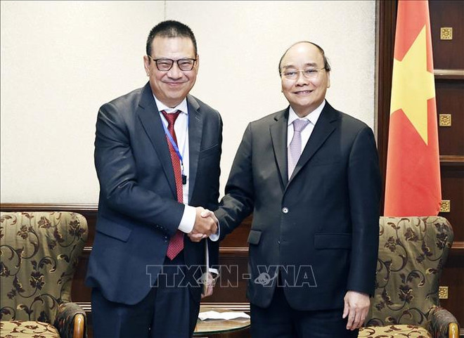 Presidente de Vietnam recibe a grupos económicos de Tailandia ảnh 1