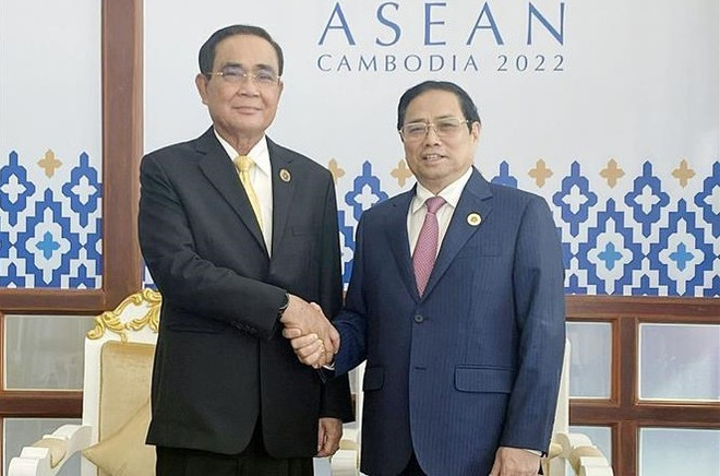 Premier vietnamita se reúne con dirigentes de Tailandia y Malasia ảnh 1 Premier vietnamita se reúne con dirigentes de Tailandia y Malasia ảnh 1