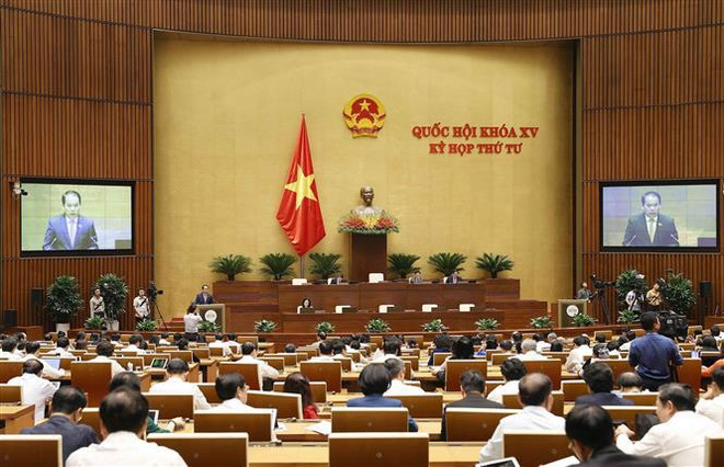 Asamblea Nacional de Vietnam realiza el último día de cuarto período de sesiones ảnh 1 Asamblea Nacional de Vietnam realiza el último día de cuarto período de sesiones ảnh 1