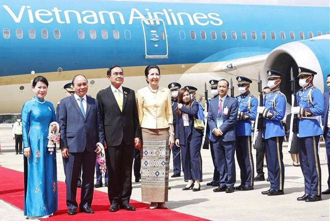 Presidente de Vietnam inicia visita oficial a Tailandia ảnh 2 Presidente de Vietnam inicia visita oficial a Tailandia ảnh 2