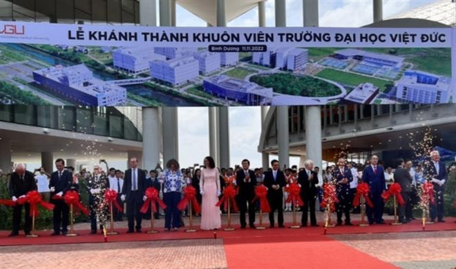 Inauguran oficialmente Universidad Vietnam-Alemania ảnh 1