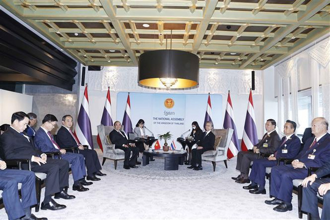 Visita de presidente vietnamita a Tailandia impulsa asociación estratégica bilateral ảnh 1 Visita de presidente vietnamita a Tailandia impulsa asociación estratégica bilateral ảnh 1