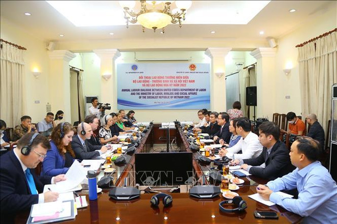 Diálogo promueve cooperación laboral entre Vietnam y Estados Unidos ảnh 1 Diálogo promueve cooperación laboral entre Vietnam y Estados Unidos ảnh 1