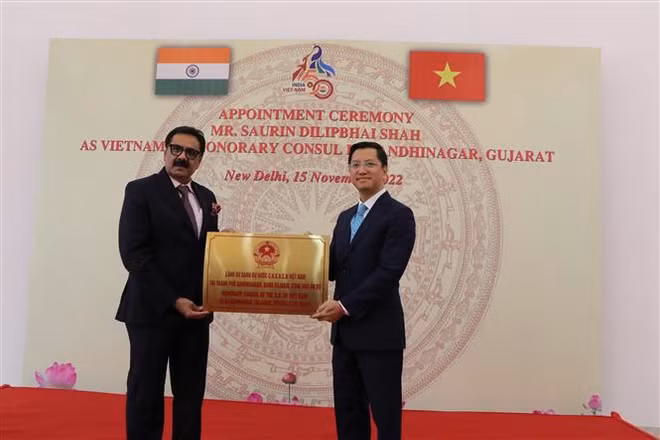Vietnam nombra cónsul honorario en estado indio de Gujarat ảnh 2