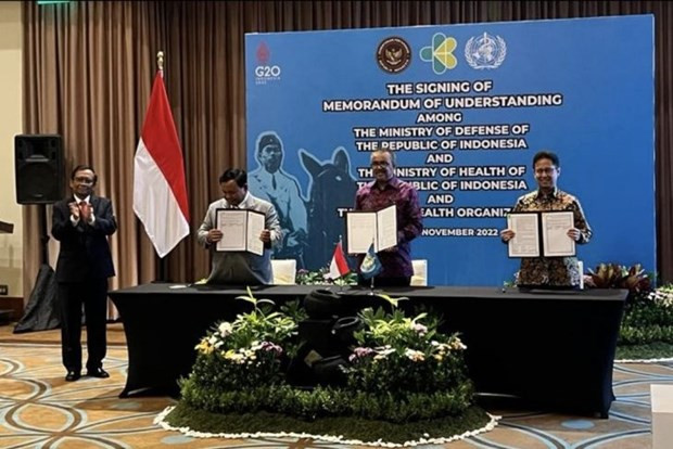 Indonesia y OMS firman acuerdo para establecer centro de capacitación multilateral ảnh 1