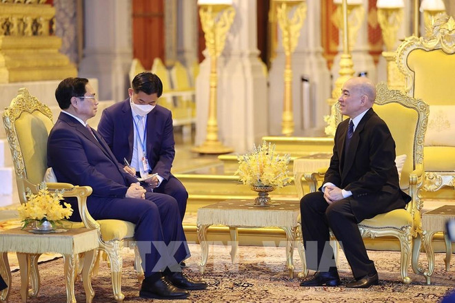 Medios de comunicación de Camboya destacan visita del premier vietnamita ảnh 1 Medios de comunicación de Camboya destacan visita del premier vietnamita ảnh 1
