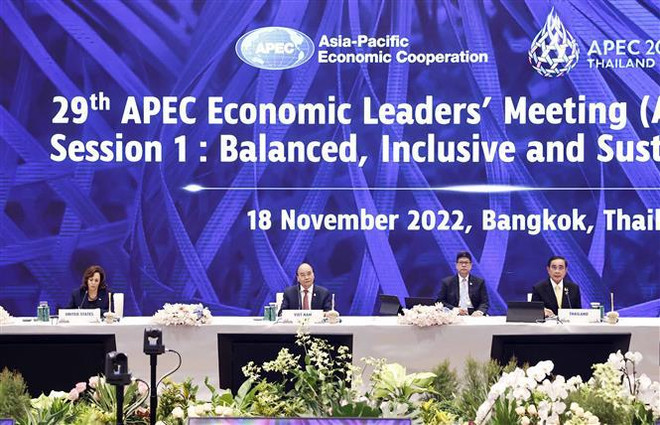 Presidente de Vietnam asiste a Reunión de Líderes Económicos del APEC ảnh 1 Presidente de Vietnam asiste a Reunión de Líderes Económicos del APEC ảnh 1