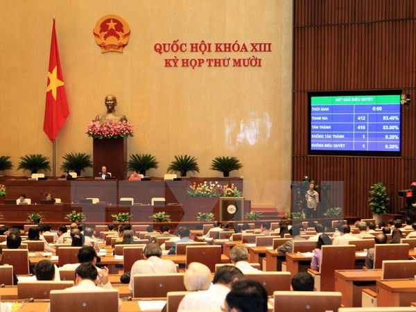 Parlamento vietnamita continúa trabajos de reformas legales ảnh 1 Parlamento vietnamita continúa trabajos de reformas legales ảnh 1