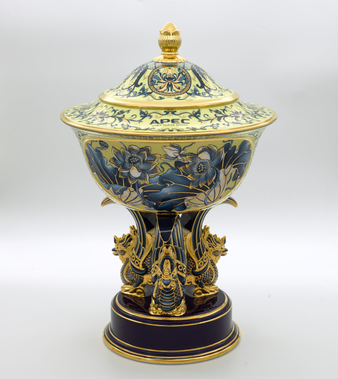 [Fotos] Minh Long, orgullo del arte cerámico de Vietnam ảnh 1