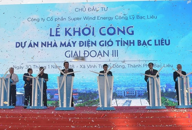 Inician tercera fase del proyecto de energía eólica en provincia vietnamita ảnh 1