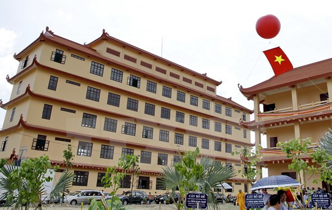 Inauguran Instituto Budista de Vietnam en Ciudad Ho Chi Minh ảnh 1 Inauguran Instituto Budista de Vietnam en Ciudad Ho Chi Minh ảnh 1