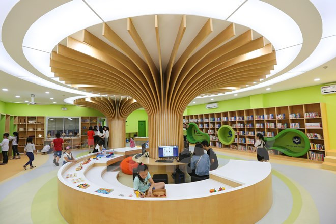 Inauguran primer complejo de biblioteca infantil en Vietnam ảnh 1 Inauguran primer complejo de biblioteca infantil en Vietnam ảnh 1