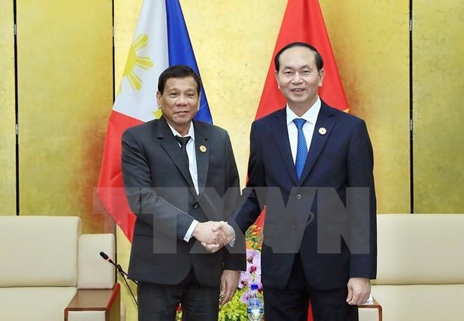 APEC 2017: Vietnam y Filipinas acuerdan impulsar asociación bilateral ảnh 1 APEC 2017: Vietnam y Filipinas acuerdan impulsar asociación bilateral ảnh 1