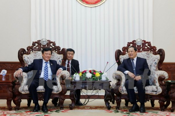 Vicepremier de Laos destaca apoyo de Ministerio vietnamita de Interior ảnh 1 Vicepremier de Laos destaca apoyo de Ministerio vietnamita de Interior ảnh 1