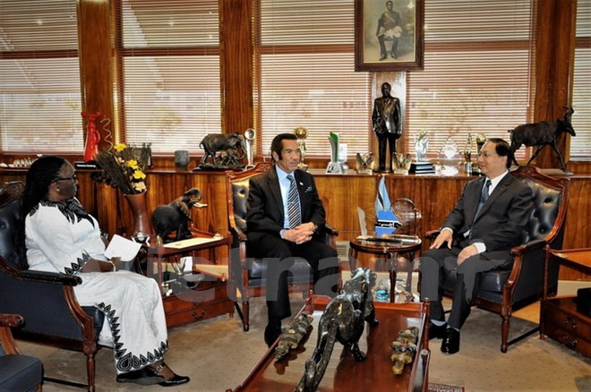 Vietnam y Botswana buscan fortalecer lazos multilaterales ảnh 1 Vietnam y Botswana buscan fortalecer lazos multilaterales ảnh 1
