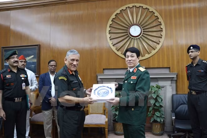 Vietnam y la India impulsan cooperación en defensa ảnh 1