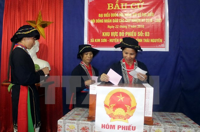 Participación de votantes llegó a 98,77% en Vietnam ảnh 1 Participación de votantes llegó a 98,77% en Vietnam ảnh 1