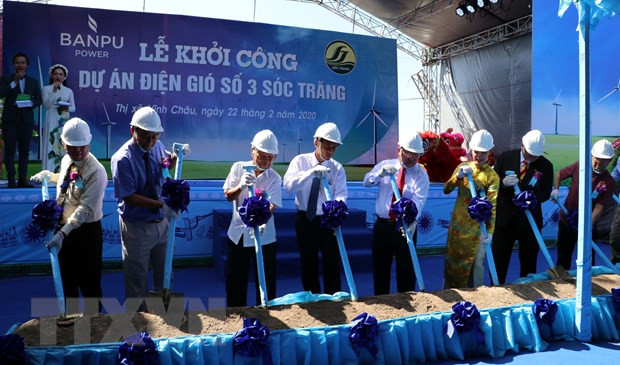 Comienza construcción de planta de energía eólica en provincia vietnamita de Soc Trang ảnh 1 Comienza construcción de planta de energía eólica en provincia vietnamita de Soc Trang ảnh 1