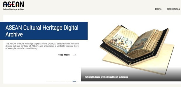 ASEAN lanza sitio web del Archivo Digital del Patrimonio Cultural ảnh 1
